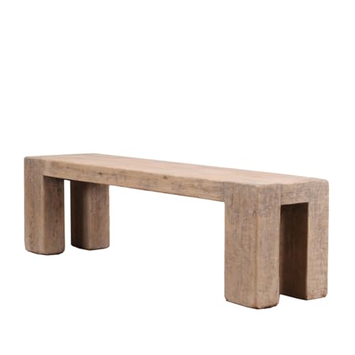 Artissance 65” Long Ravello Bench Weathered Natural Nature Wood