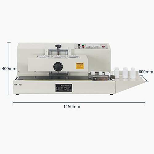 TECHTONGDA Continuous Electromagnetic Induction Sealer Bottle Cap Sealing Machine 50-130mm Diameter White