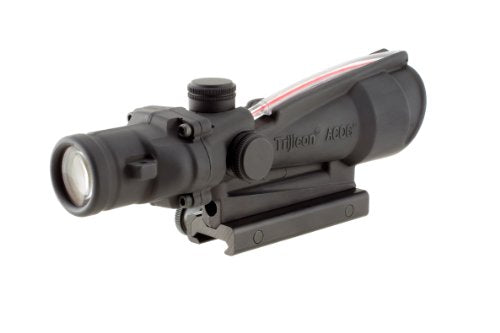 Trijicon ACOG Rifle Scope 3.5X35 Red Horseshoe Reticle .223 with TA51 Mount Matte Finish Red