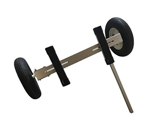 Spring Creek Manufacturing Canoe/Kayak Portage Cart (16 inch Wheels) Silver/Black