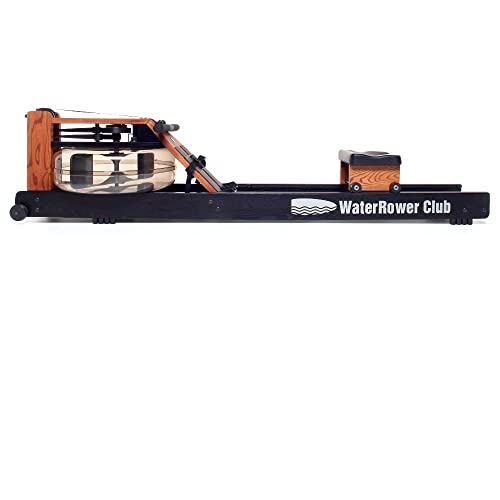 WaterRower Club Rowing Machine with S4 Monitor Rose and Black