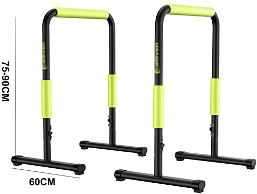 CSDM.AI Portable Dip Station Fitness Parallel Bar Workout Pull Up Dip Stand