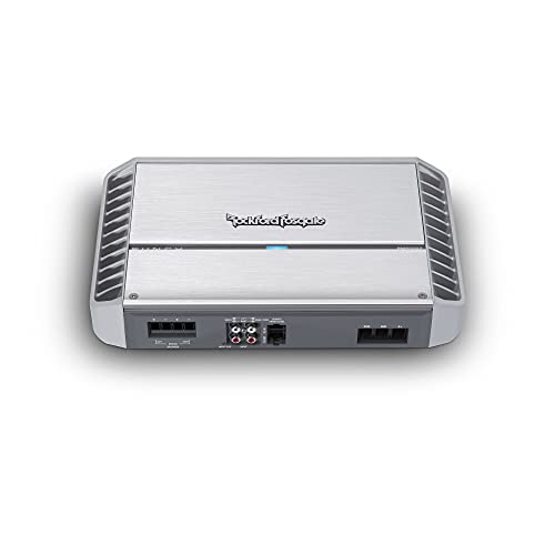 Rockford Fosgate PM500X2 Marine Amplifier with 2 Pairs M1-8 White Speakers and RGB Light Controller
