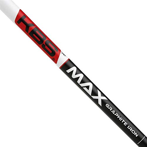 KBS MAX Graphite Iron Golf Shafts 3-PW, Set of 8 Shafts (Choose Flex) Regular+ (75g)