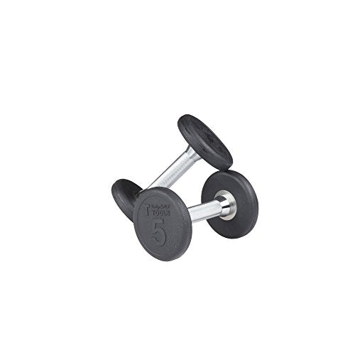 Body-Solid Premium Dumbbell Set with Vertical Rack & Mat 5-30 lb