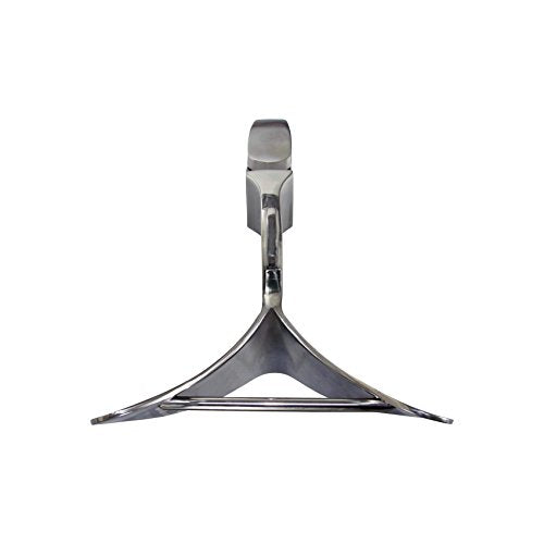 Norestar 59.5 lb Stainless Steel CQR/Plow Boat Anchor for Boats up to 65 Feet