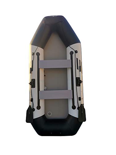 Boatify 7.5ft Inflatable Fishing Boat Raft Dinghy with Air Floor and Motor Bracket