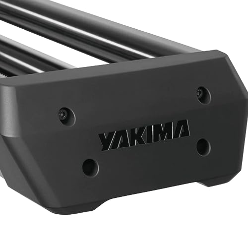 YAKIMA DoubleHaul Customizable Rooftop Fly Rod Carrier with 4 Aluminum Rod Tubes Black