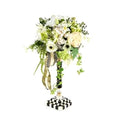 MACKENZIE-CHILDS Courtly Check Sweetbriar Grand Centerpiece 26