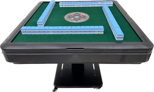 usamjtable Automatic Mahjong Table Ultra-Thin Pedestal Folding Style Gray