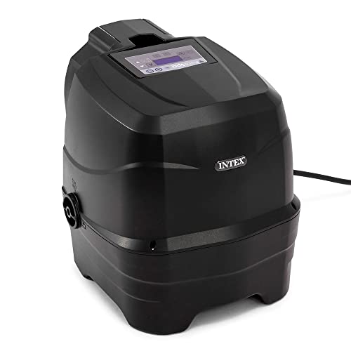 Intex PureSpa Plus Greystone Inflatable Outdoor Hot Tub Spa Gray