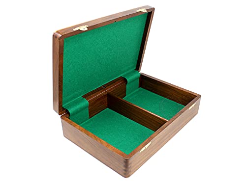 House of Chess Bud Rosewood/Boxwood Staunton Chess Pieces 4.5" Triple Weighted with Extra Queens