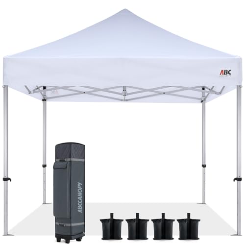 ABCCANOPY Aluminum Pop Up Canopy Tent 10x10 White