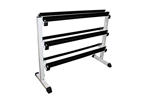 Ader Rubber Dumbbell Set 2-50lbs (Total 546lbs) with Rack & Mat