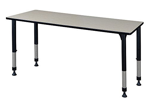 Regency Kee Height Adjustable Classroom Table 72" x 30" Maple