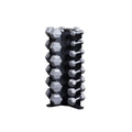 Body-Solid Hex Dumbbell Set with Rack Black/Grey