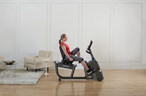 Life Fitness RS3 Recumbent Indoor Cycling Exercise Bike Titanium