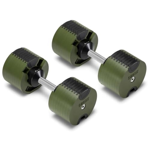 Gronk Fitness SMRTFT NUOBELL Adjustable Dumbbells 5-80 lbs Tactical