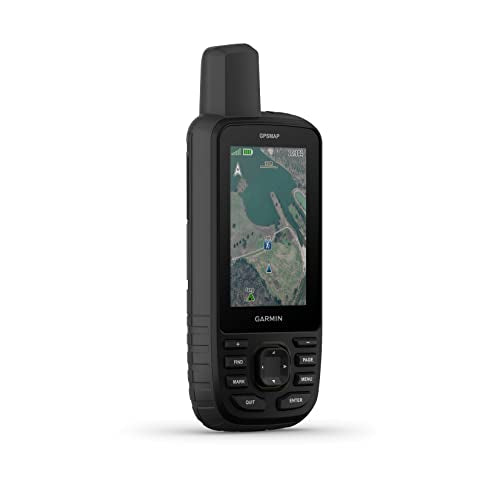 Wearable4U Garmin GPSMAP 67 Rugged Hiking Handheld +E-Bank with Car & Wall Chargers