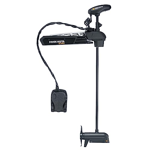 Minn Kota Ultrex Freshwater Trolling Motor with MEGA Imaging & i-Pilot Link GPS, 112 lbs Thrust, 60" Shaft Black