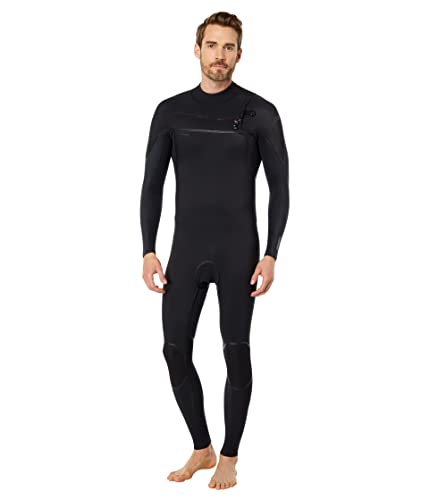 O'Neill Hyperfreak Fire 3/2mm+ Chest Zip Fullsuit A00-Black-Black