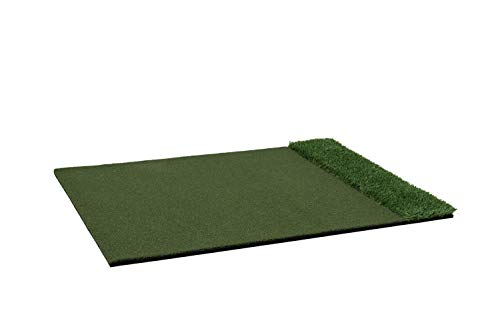 Motivo Golf StrikeDown Dual-Turf Tour Golf Hitting Mat Green