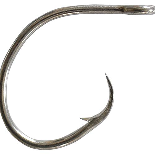 Mustad Circle 1X Strong Point Curved Hook 1000 Pack Duratin Size 16/0