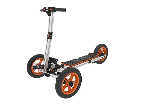 KZPFER 20-in-1 Kids Go Kart & Scooter Kit with Snow Upgrade Package Orange