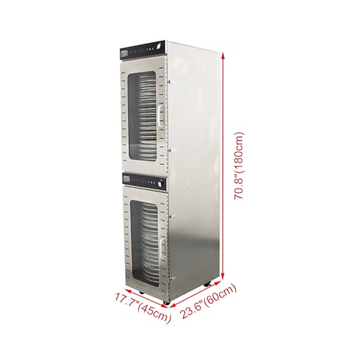 Yokoma 40 Layer Food Dehydrator Machine for Fruits, Vegetables, and Pet Treats 4000W 220V