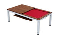 Playcraft Glacier 7 Pool Table with Dining Top White