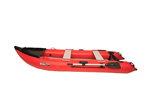 Scout Inflatables SCOUT365 Portable Inflatable Boat Red