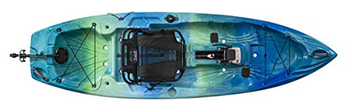 Perception Kayaks Crank 10 Sit on Top Pedal Kayak Adjustable Lawn Chair Seat Déjà Vu