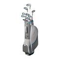Wilson Tour Velocity Complete Golf Set with Stand Bag - Ladies Right Hand, Ladies Flex Grey/Blue