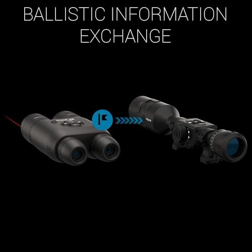 Certified Brands ATN BinoX 4K 4-16X Smart Day/Night Binoculars with Laser Range Finder Black