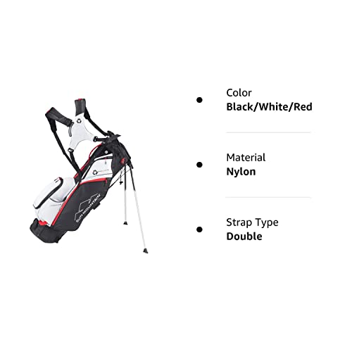 Sun Mountain Eco-Lite Stand Bag Black/White/Red