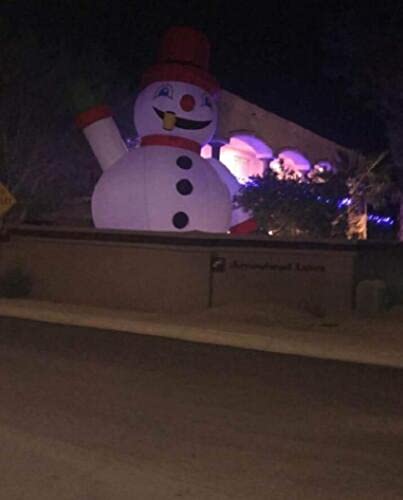 MAFLEN 26" Inflatable Snowman Christmas Holiday Decoration with Blower