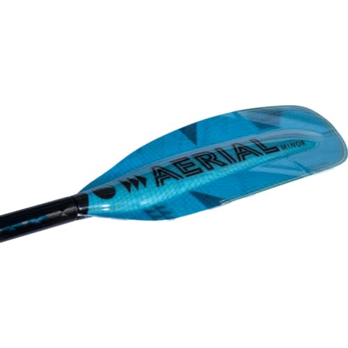 AQUA BOUND Aerial Minor Fiberglass Bent Shaft Kayak Paddle Blue 200 cm