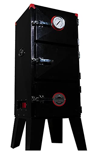 Big Wood Cooking Double Stack Smoker Charcoal