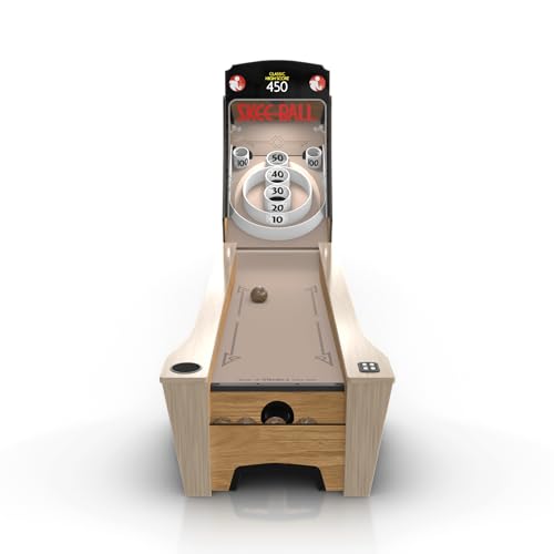 Skee-Ball Arcade Table Machine Game for Home Basement - Premium+ Nostalgic Classic Fun - Made in The USA (Sandstone)