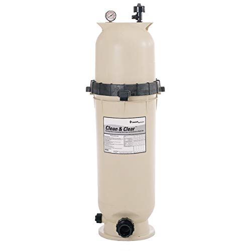 Pentair Pool Filter Clean & Clear Fiberglass Reinforced Tank Cartridge Almond