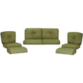 Hanover Replacement Cushions for Strathmere 6-Piece Seating Set Cilantro Green