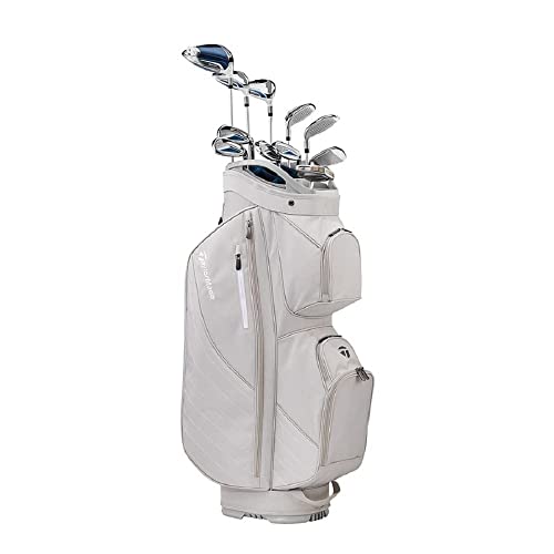 TaylorMade Kalea Premier 11 PC Right-Hand Golf Club Set Light Grey