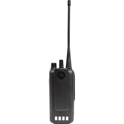 Motorola Solutions 2 x CP100D UHF Portable Two Way Radio Bundle with Earpiece Black