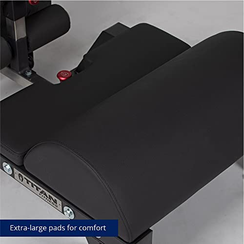 Titan Fitness Adjustable Floor Glute & Hamstring Developer (GHD)