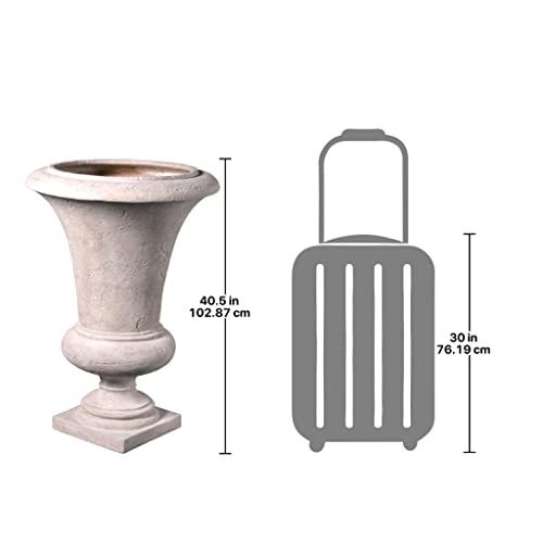 Design Toscano Large Viennese Architectural Garden Urn Ivory