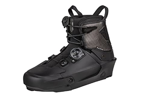 Radar Vapor Waterski Boot - Carbitex/Boa - Rear Alum. Plate - Left - 6-7 Black