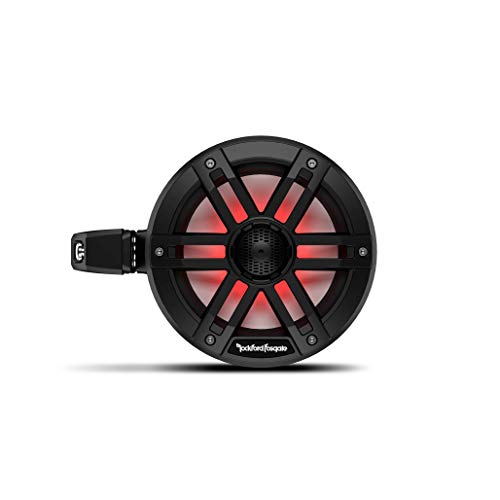 Rockford Fosgate M1WL-65MB Marine Grade Multicolor LED 6.5" Can Speakers with Sport Grilles - Customizable (Pair)