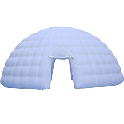 SAYOK Large Inflatable Igloo Dome Event Tent with Air Blower White