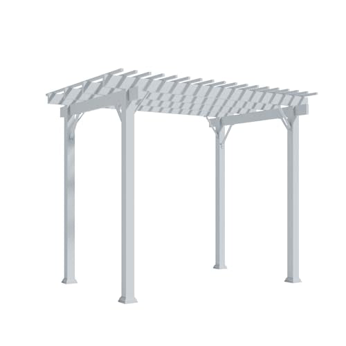 M-D Building Products Classic Pergola Kit 8'x12' White