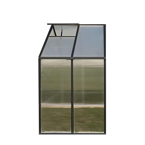 Riverstone Industries Monticello (8x4) Black Premium Greenhouse Clear